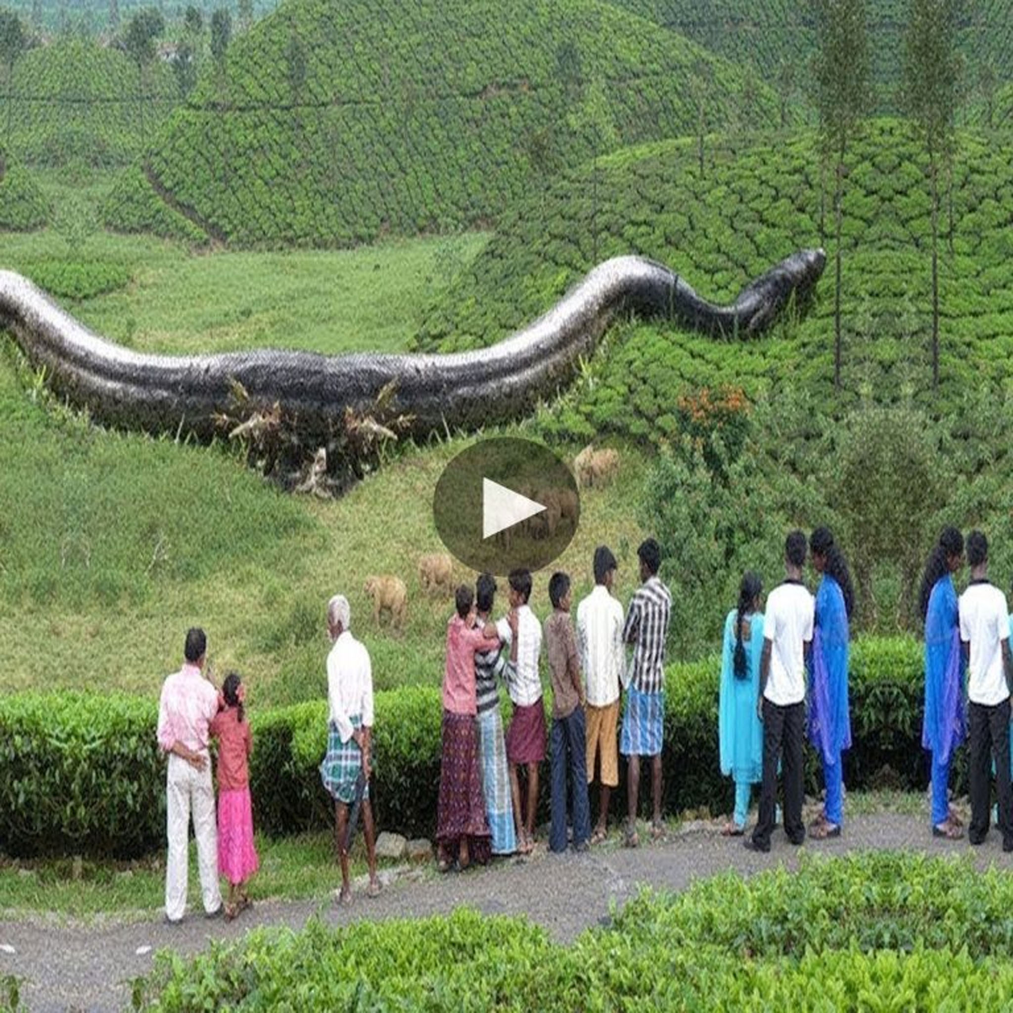 Gargantuan Serpent Roams China: Netizens Terrified as 10-Meter-Long ...